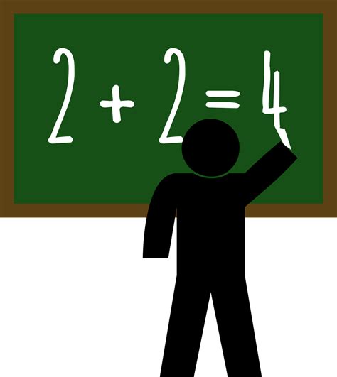 Math Teacher Mathematics · Free vector graphic on Pixabay