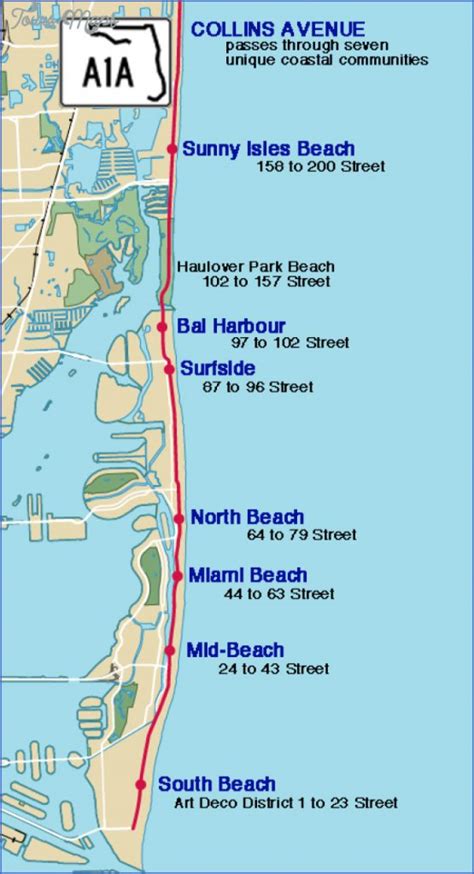 Sunny Isles Beach Map Florida - ToursMaps.com