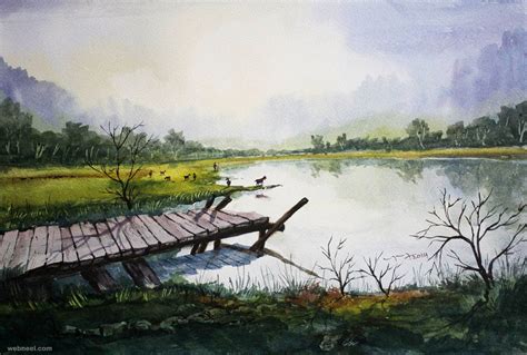 Watercolor Painting By Balakrishnan 12