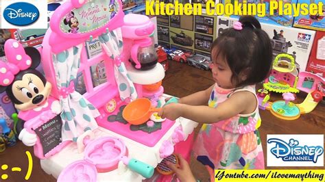 Minnie Mouse Kitchen Cooking Play Set - All About Kitchen Set