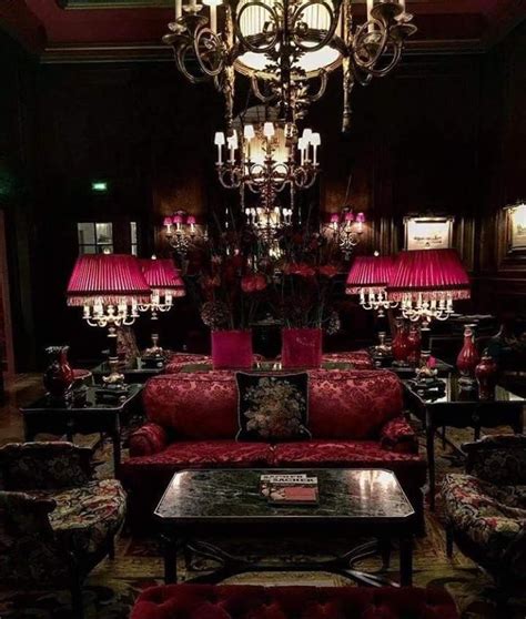 Gothic Living Rooms, Gothic Room, Living Room Red, Trendy Living Rooms ...