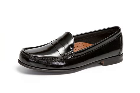 Women's Penny Comfort Loafer (Black Patent Leather) - Handsewn Company