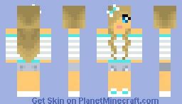 Pretty Blonde Girl Minecraft Skin