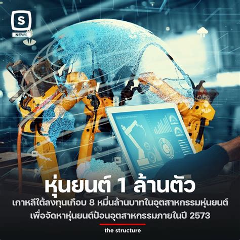 [The Structure] หุ่นยนต์ 1 ล้านตัว เกาหลีใต้ลงทุนเกือบ 8 หมื่นล้านบาทใน ...