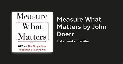 [S3E2] Measure What Matters by John Doerr