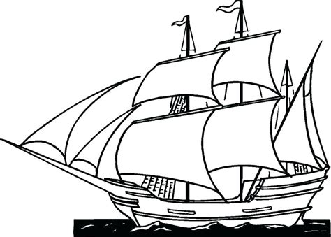 Easy Pirate Ship Drawing | Free download on ClipArtMag