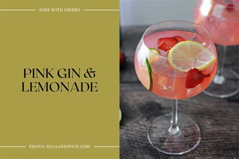 12 Pink Gin Cocktails That Will Make Your Taste Buds Blush! | DineWithDrinks