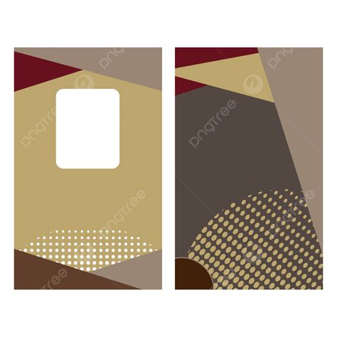 Id Card Design Brown Color, Id Card, Name Card, Color Brown PNG and Vector with Transparent ...