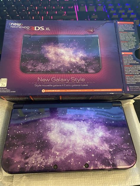 New 3DS XL Galaxy Edition out of the box for everyone that wanted to see it. : 3DS