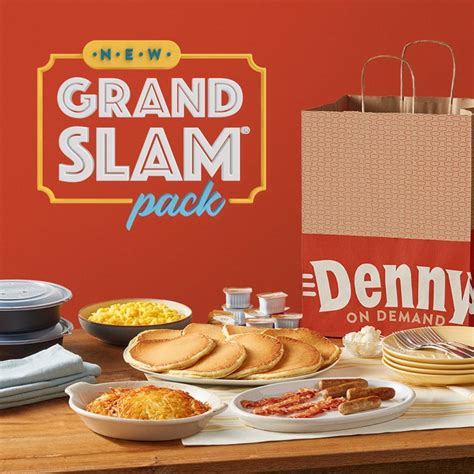 Denny's Grand Slam Pack, Burger Pack | Family Pack Menu