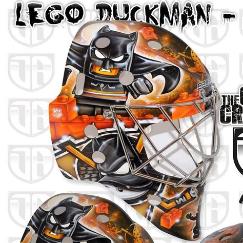 Frederik Andersen’s Lego Batman Goal Mask for 2015-16 | Goalie Gear Nation