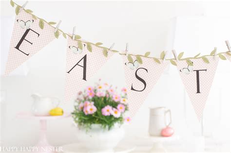 Free Printable Easter Banner - Happy Happy Nester