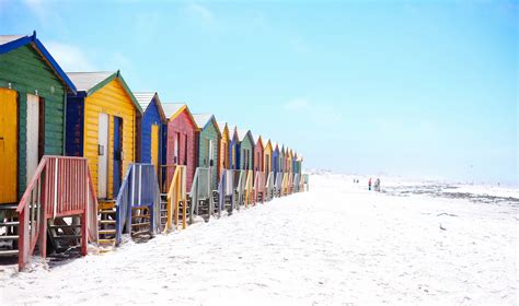 Houses on the Beach in Cape Town South Africa image - Free stock photo ...