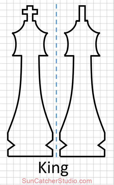 Printable Chess Pieces Template Free - Printable Templates Free