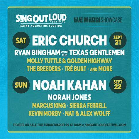 Sing Out Loud Festival 2024 Lineup | Grooveist