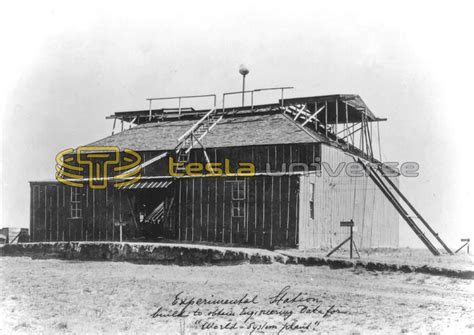 Exterior view of Tesla's Colorado Springs Experimental Station w ...