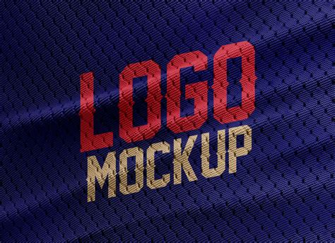 Free Sports Jersey Texture Logo Mockup - Freebies - Fribly