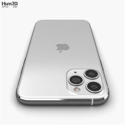 Apple iPhone 11 Pro Silver 3D model - Download Phones on 3DModels.org