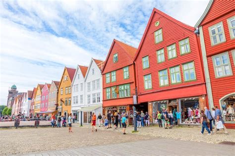 Bryggen in Bergen - The City's UNESCO-listed Historic Shopping District ...