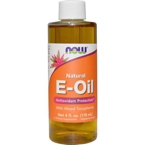 Now Foods, Natural E-Oil, Antioxidant Protection, 4 fl oz (118 ml) | By iHerb