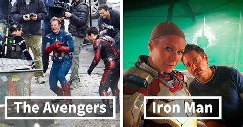 20 Wholesome And Unique Moments Captured Behind The Scenes Of Marvel Movies | DeMilked