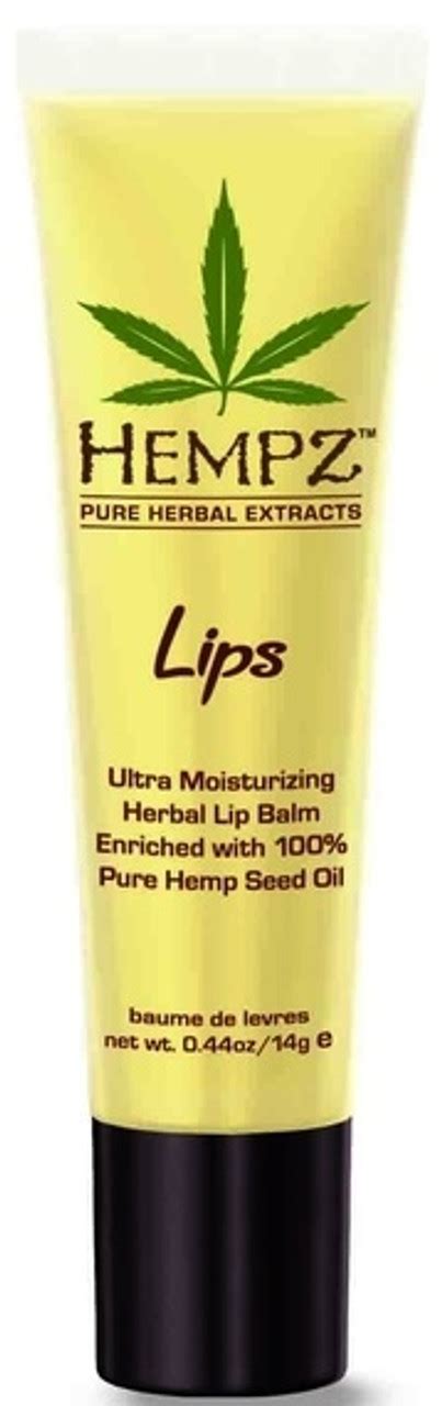 Hempz Lips Ultra Moisturizing Herbal Lip Balm with Hemp Seed Oil