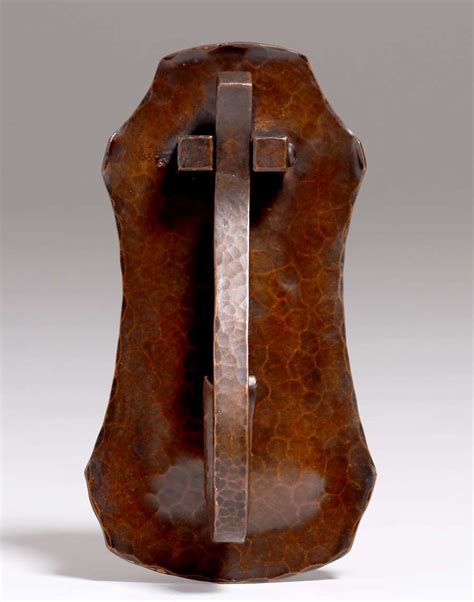 Arts & Crafts Hammered Copper Door Knocker c1910 | California Historical Design