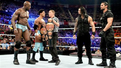 The Prime Time Players vs. Seth Rollins & Roman Reigns – WWE Tag Team ...