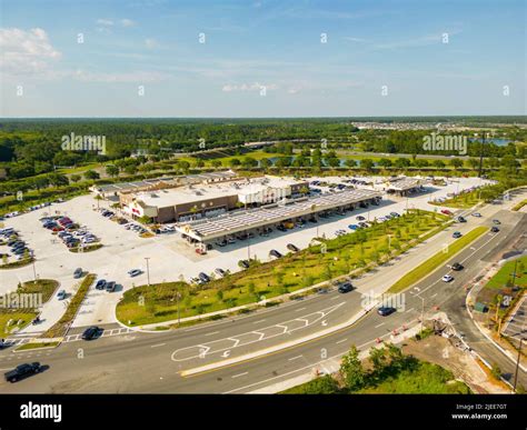 Buc-ee's St Augustine Florida USA aerial drone photo Stock Photo - Alamy