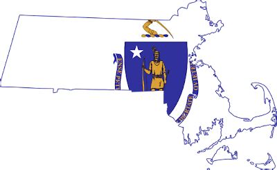 Massachusetts Flag 072811» Vector Clip Art - Free Clip Art Images