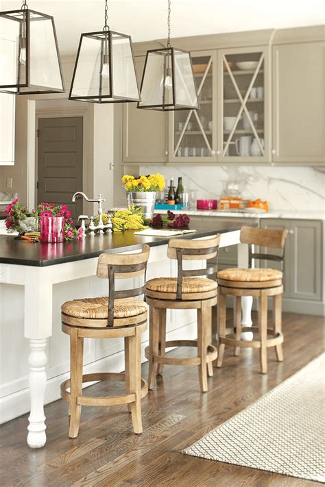 Rustic Kitchen Island Stools – Juameno.com