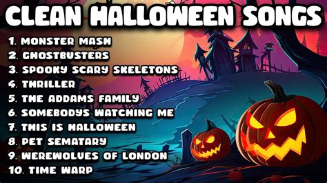 Clean Halloween Songs Playlist 🎃 Clean Halloween Playlist for ...