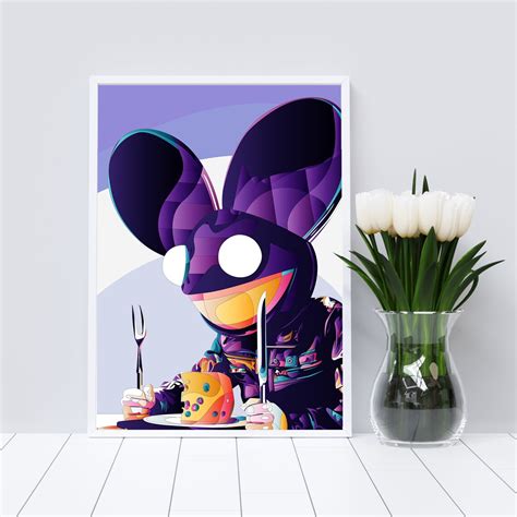 Deadmau5 Poster Wall Art Portrait EDM Print Multiple | Etsy