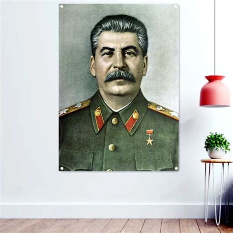 JOSEPH STALIN LEADER Of Soviet Union Poster USSR CCCP Propaganda Banner Flag $26.78 - PicClick