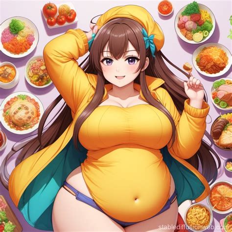 fat obese anime girl Prompts | Stable Diffusion Online