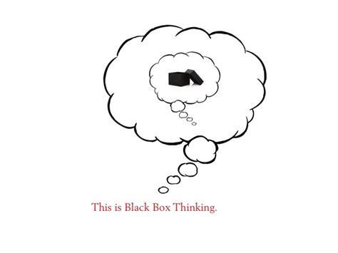 This is Black Box Thinking.