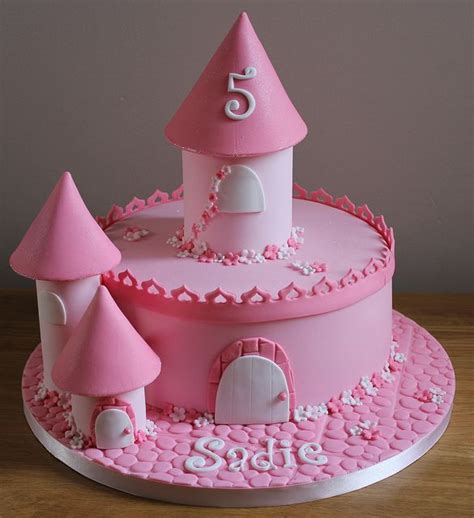 one tier castle cake | Cool birthday cakes, Birthday cakes girls kids ...