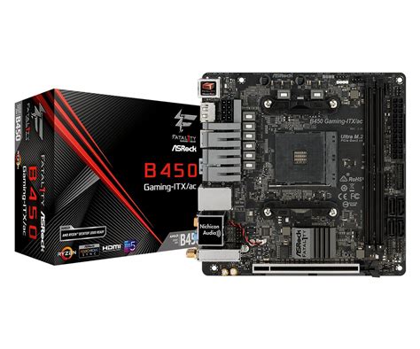 Płyta główna ASROCK B450 Gaming-ITX/ac B450, AM4, mini ITX - ASRock ...