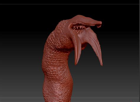 ArtStation - Quick Sculpt of Gravemind from Halo