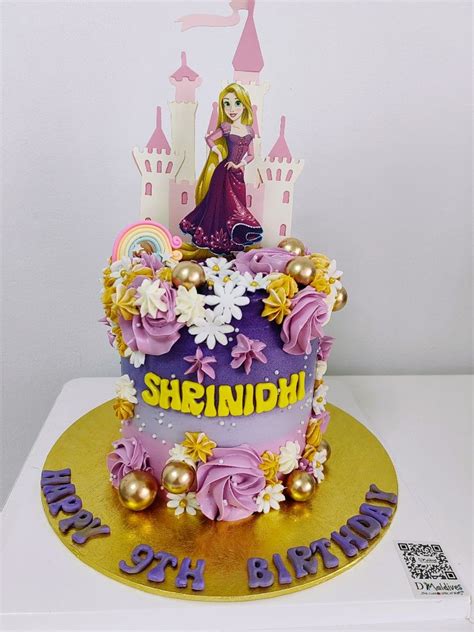 Rapunzel Birthday Cake, Food & Drinks, Homemade Bakes on Carousell