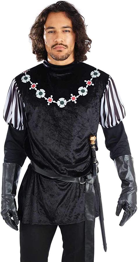 Mens Sheriff of Nottingham Costume M-XL Robin Hood Villain Fancy Dress ...