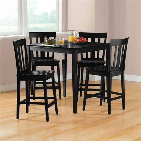 Mainstays 5 Piece Mission Style Counter Height Dining Set, including ...