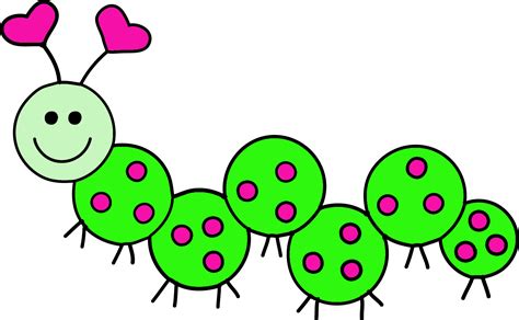 Caterpillar Clipart - Free Cute and Colorful Images