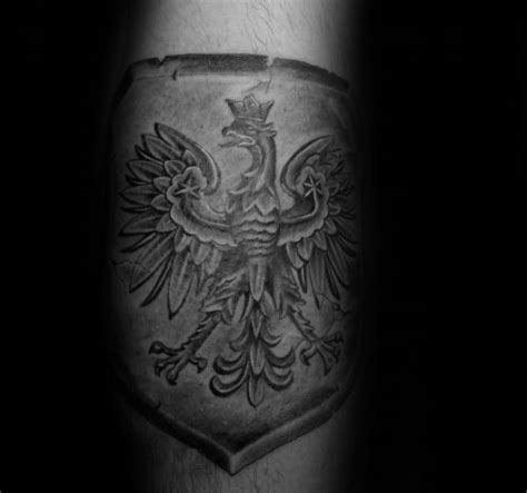 60 Polish Eagle Tattoo Designs For Men - Coat Of Arms Ink | Tattoo designs men, Polish eagle ...