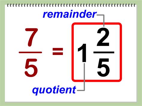 How to Convert Improper Fractions Into Mixed Numbers: 9 Steps