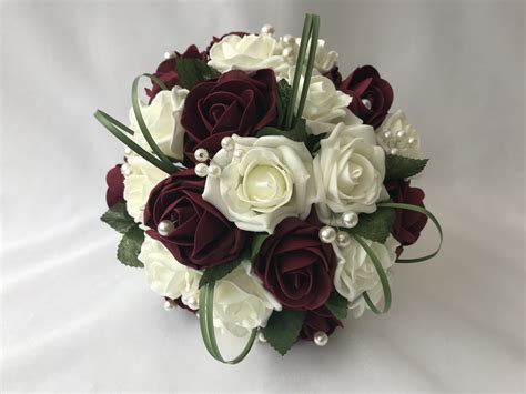 Artificial Wedding Flowers Brides Posy Bouquet Posy grass