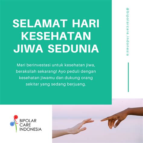 Hari Kesehatan Jiwa Sedunia 10/10/20 - Bipolar Care Indonesia