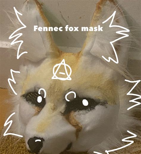 Therian Mask , Fennec Fox , READ DESCRIPTION - Etsy Australia