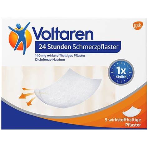 Diclofenac sodium 140 mg patch, VOLTAREN 24 hour pain patches UK