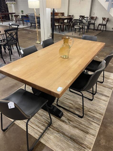 Butcher Block Dining Table – Everett Consignment